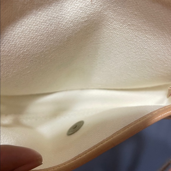 Dooney & Bourke Cream Multicolor Logo Wristlet - Picture 6 of 7
